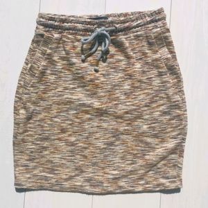 Terry skirt sweatpants material xs